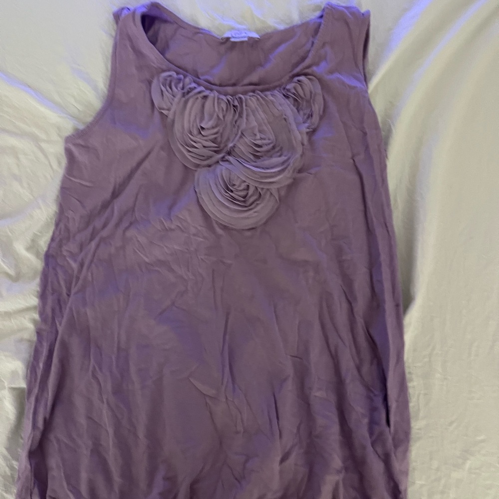 🌸2 for $20🌸 Loft purple tank top for women super cute with patterns